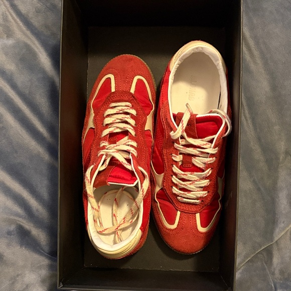 ALOHAS Shoes - ALOHAS Tb.490 Red and White Sneakers